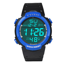 Men Digital Watch Top Luxury Boy Military Army LCD Stopwatch Date Rubber Watch Relogio Masculino CF
