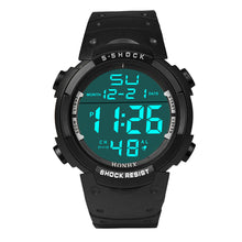 Men Digital Watch Top Luxury Boy Military Army LCD Stopwatch Date Rubber Watch Relogio Masculino CF