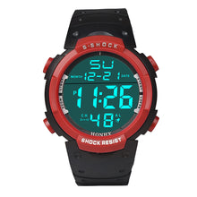 Men Digital Watch Top Luxury Boy Military Army LCD Stopwatch Date Rubber Watch Relogio Masculino CF
