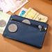Men ID Holder Slim Mini Wallet Cow PU Leather Purse Credit Card Case Bolso Masculino CF