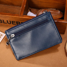 Men ID Holder Slim Mini Wallet Cow PU Leather Purse Credit Card Case Bolso Masculino CF
