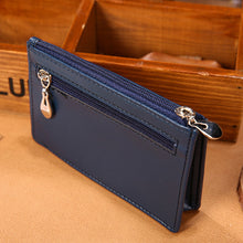 Men ID Holder Slim Mini Wallet Cow PU Leather Purse Credit Card Case Bolso Masculino CF