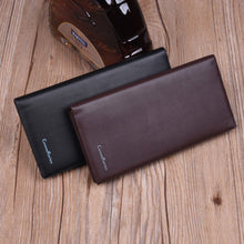 Men Wallet Long Purse PU Leather Card Cash Receipt Holder Organizer Wallets bolso masculino CF
