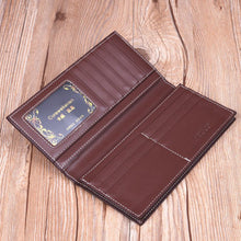 Men Wallet Long Purse PU Leather Card Cash Receipt Holder Organizer Wallets bolso masculino CF