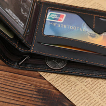 Men Wallets Luxury PU Leather Card Cash Receipt Holder Organizer Bifold Wallet Purse bolso masculino CF