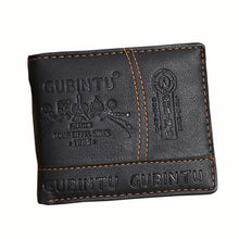 Men Wallets Luxury PU Leather Card Cash Receipt Holder Organizer Bifold Wallet Purse bolso masculino CF