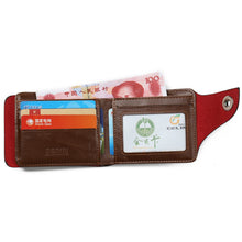 Men Wallets Mini PU Leather Credit Card ID Coin Holder Money Clip Wallet bolso masculino CF