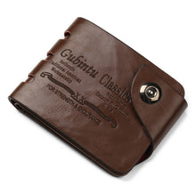 Men Wallets Mini PU Leather Credit Card ID Coin Holder Money Clip Wallet bolso masculino CF