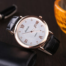Men Watch Top Luxury Military Army Business Clock Quartz PU Leather Analog Watch Relogio Masculino CF