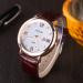 Men Watch Top Luxury Military Army Business Clock Quartz PU Leather Analog Watch Relogio Masculino CF