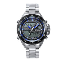 Men Watch Top Luxury Military Army Relogio Masculino Double Movement Stainless Steel Band Quartz Watch CF