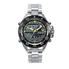 Men Watch Top Luxury Military Army Relogio Masculino Double Movement Stainless Steel Band Quartz Watch CF