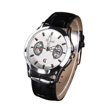 Men Watch Top Luxury Military Army Relogio Masculino PU Leather Date Analog Wrist Watch Clock CF
