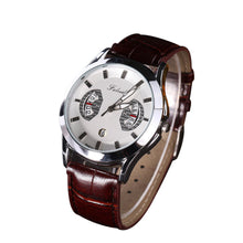 Men Watch Top Luxury Military Army Relogio Masculino PU Leather Date Analog Wrist Watch Clock CF