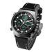 Men Watch Top Luxury Relogio Masculino Military Double Movement Alarm Clock PU Leather Quartz Watch CF