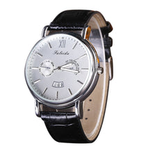 Men Watches Top Luxury Business Retro Design Clock PU Leather Band Analog Watch Relogio Masculino CF