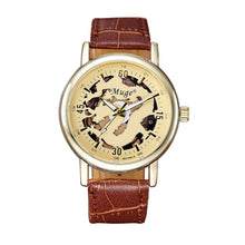 Men Watches Top Luxury Military Army Business Clock doublesided hollow mechanical Relogio Masculino CF