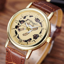 Men Watches Top Luxury Military Army Business Clock doublesided hollow mechanical Relogio Masculino CF