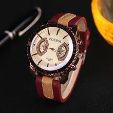 Men Watches Top Luxury Military army Business Clock PU Leather Band Analog Watch Relogio Masculino CF