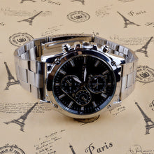 Men Watches Top Luxury Military army Clock Business Stainless Steel Band Machinery Relogio Masculino CF