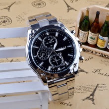 Men Watches Top Luxury Military army Clock Business Stainless Steel Band Machinery Relogio Masculino CF