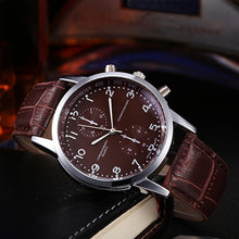 Men Watches Top Luxury Military army PU Leather Band Dial Clock Quartz Wrist Watch Relogio Masculino CF