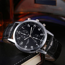 Men Watches Top Luxury Military army PU Leather Band Dial Clock Quartz Wrist Watch Relogio Masculino CF