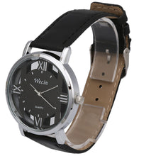 Men Watches Top Luxury PU Leather Strap Analog Military Army Quartz Wrist Watch Relogio Masculino CF