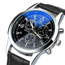 Men Watches Top Luxury Wristwatches Men's Military Sport Clock Relogio Masculino Faux Leather Quartzwatch CF