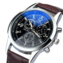 Men Watches Top Luxury Wristwatches Men's Military Sport Clock Relogio Masculino Faux Leather Quartzwatch CF