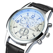 Men Watches Top Luxury Wristwatches Men's Military Sport Clock Relogio Masculino Faux Leather Quartzwatch CF