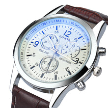 Men Watches Top Luxury Wristwatches Men's Military Sport Clock Relogio Masculino Faux Leather Quartzwatch CF