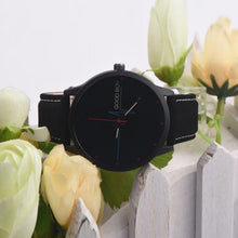 Men Women Watches Top Luxury Relogio Montre PU Leather Band Analog Quartz Watch Clock CF