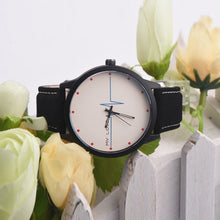 Men Women Watches Top Luxury Relogio Montre PU Leather Band Analog Quartz Watch Clock CF