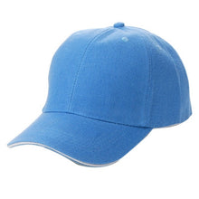 Men's Baseball sun caps Casuals hat solid candy colors snapback popular cotton& polyester hats CF