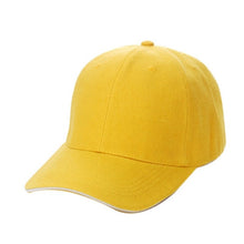 Men's Baseball sun caps Casuals hat solid candy colors snapback popular cotton& polyester hats CF