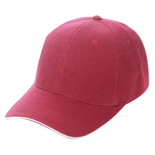 Men's Baseball sun caps Casuals hat solid candy colors snapback popular cotton& polyester hats CF