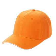 Men's Baseball sun caps Casuals hat solid candy colors snapback popular cotton& polyester hats CF