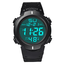 Men's Boy LCD Digital Watches Stopwatch Date Rubber Band Top Luxury Military army Clock Relogio Masculino CF