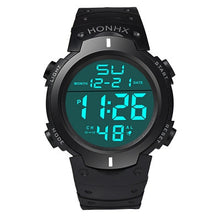 Men's Boy LCD Digital Watches Stopwatch Date Rubber Band Top Luxury Military army Clock Relogio Masculino CF