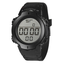 Men's Boy LCD Digital Watches Stopwatch Date Rubber Band Top Luxury Military army Clock Relogio Masculino CF