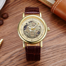 Men's Watches Top Luxury Military Army Business Clock doublesided hollow mechanical Relogio Masculino CF