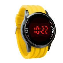 Mens Watch LED Date Silicone Top Luxury Black Wrist Watches Clock Relogio Masculino CF