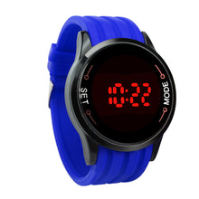 Mens Watch LED Date Silicone Top Luxury Black Wrist Watches Clock Relogio Masculino CF
