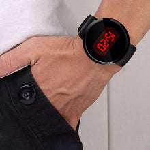 Mens Watch LED Date Silicone Top Luxury Black Wrist Watches Clock Relogio Masculino CF