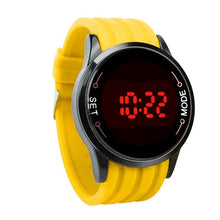 Mens Watch LED Date Silicone Top Luxury Black Wrist Watches Clock Relogio Masculino CF