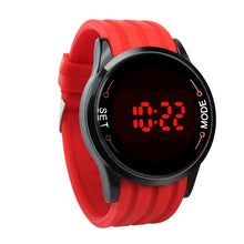 Mens Watch LED Date Silicone Top Luxury Black Wrist Watches Clock Relogio Masculino CF