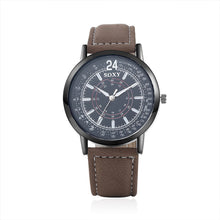 Mens WatchesTop Luxury Relogio Masculino PU Leather Band Analog Quartz Military army Business Watch CF