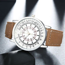 Mens WatchesTop Luxury Relogio Masculino PU Leather Band Analog Quartz Military army Business Watch CF