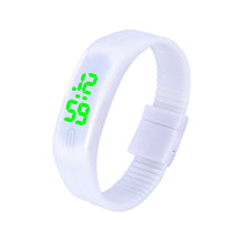 Mens Womens Digital Watches Rubber LED Date Bracelet Dress Clock Watch Relogio Feminino CF